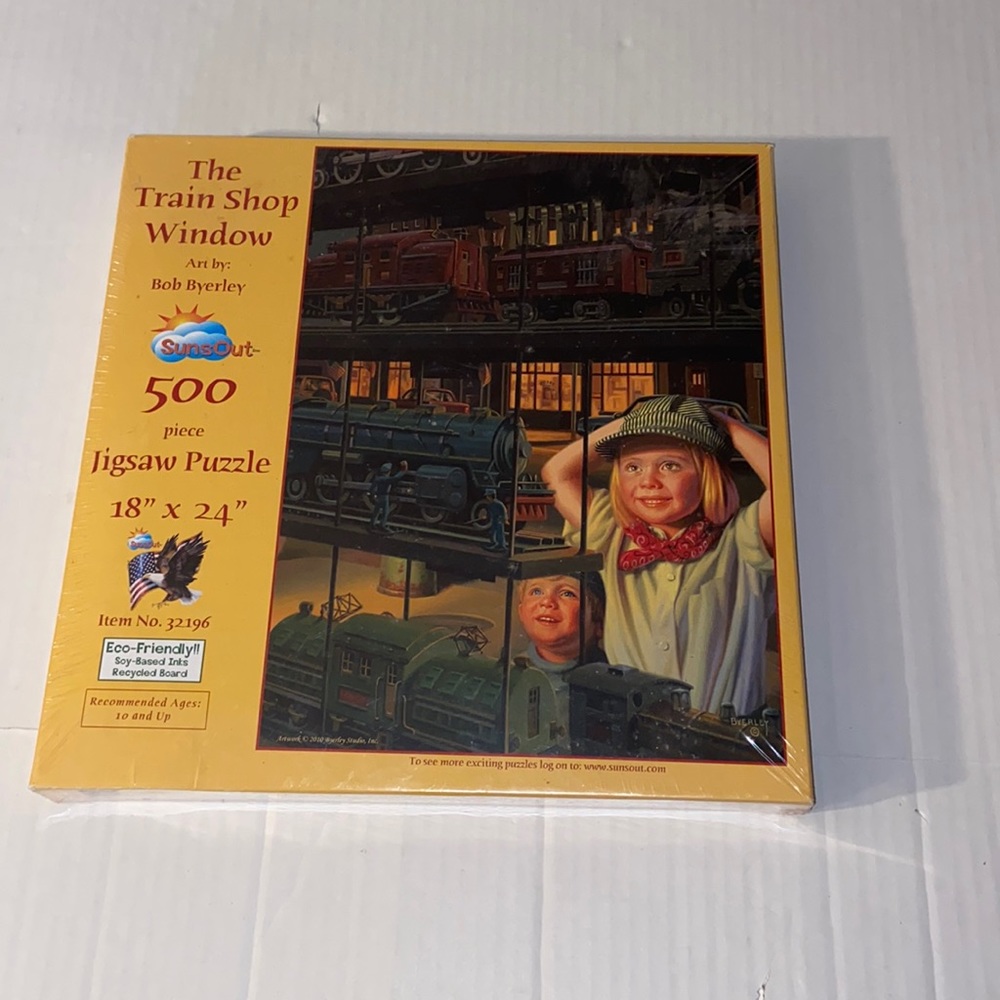 The Train Shop Window 500 Piece Puzzle By SunsOut